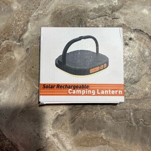 LED Solar Camping Lantern, Rechargeable Waterproof